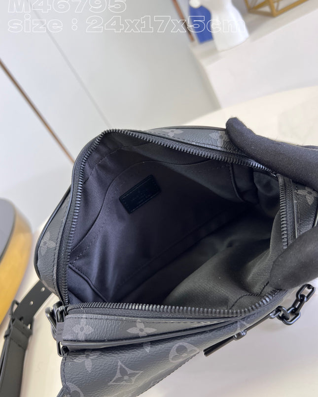 Louis Vuitton Monogram Eclipse Messenger Bag M46295