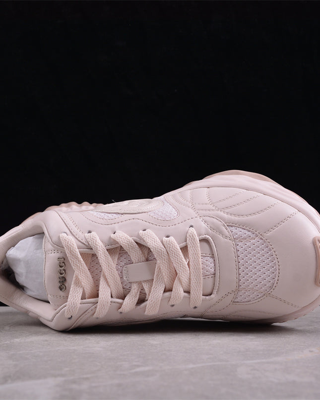 Gucci Ripple Sneakers with Logo & Triple-Color Wave Sole
