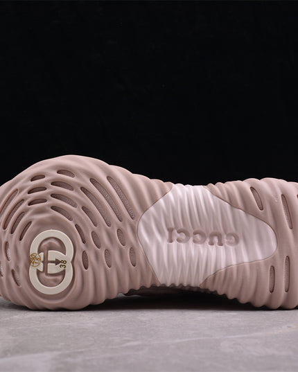 Gucci Ripple Sneakers with Logo & Triple-Color Wave Sole