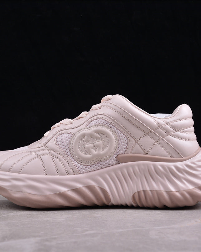 Gucci Ripple Sneakers with Logo & Triple-Color Wave Sole