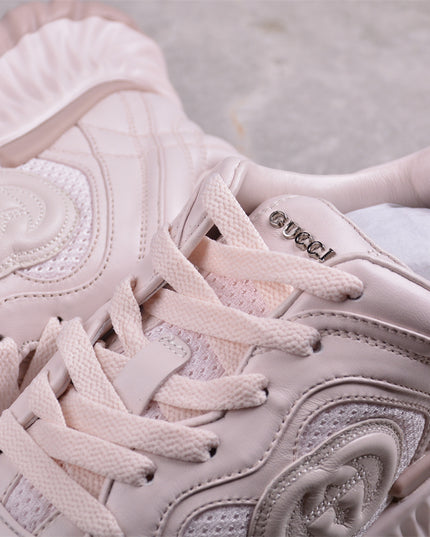 Gucci Ripple Sneakers with Logo & Triple-Color Wave Sole