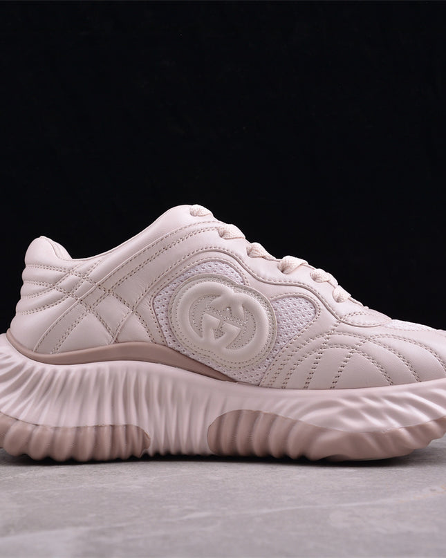 Gucci Ripple Sneakers with Logo & Triple-Color Wave Sole