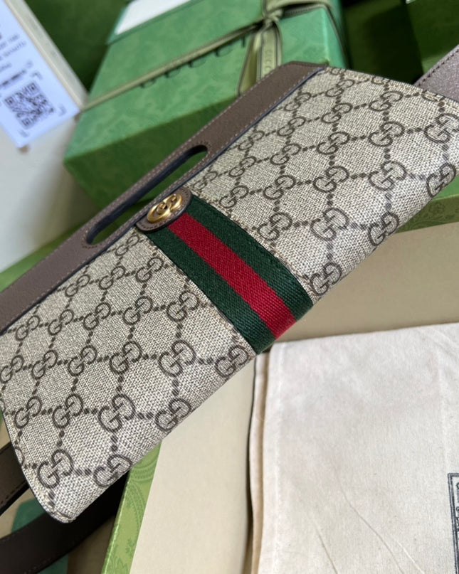 Gucci Ophidia GG Medium Messenger Bag – Web Stripe Canvas