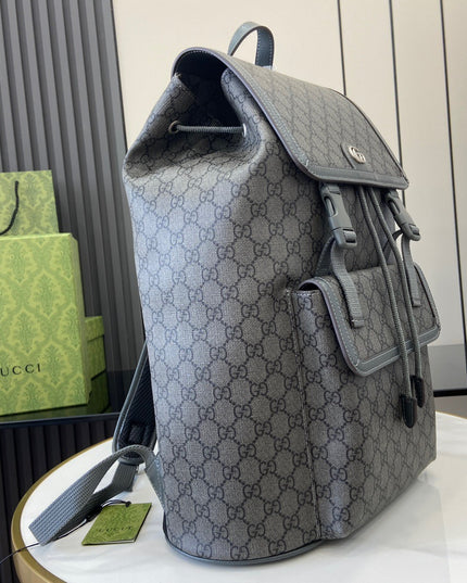 Ophidia Large Gg Backpack 792104 Grey