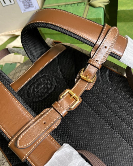 Gucci Medium Backpack With Interlocking G 696013