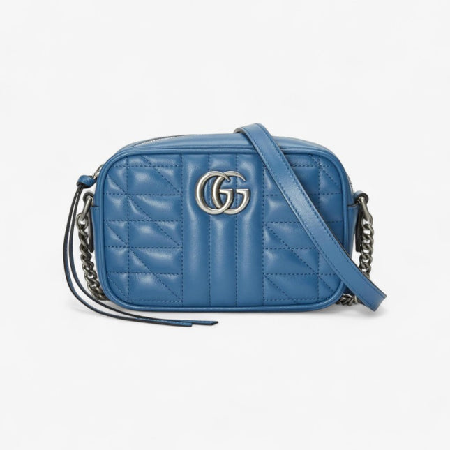 Gucci Marmont Matelasse Shoulder 447632 - Blue