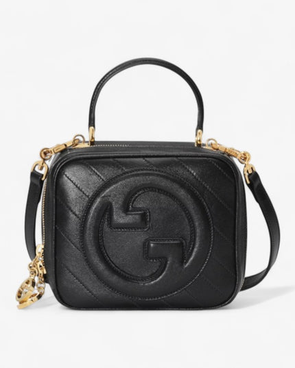 Gucci Blondie Top Handle Bag – Black Leather 744434