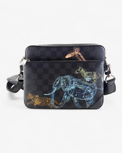 Louis Vuitton Damier Graphite Animal Print Messenger Bag – Limited Edition