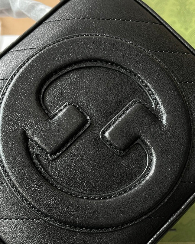 Gucci Blondie Top Handle Bag – Black Leather 744434
