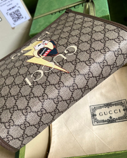Gucci Bananya Print Pouch 703805