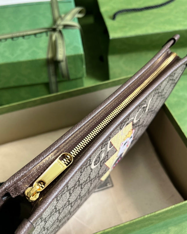 Gucci Bananya Print Pouch 703805