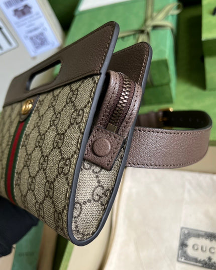 Gucci Ophidia GG Medium Messenger Bag – Web Stripe Canvas